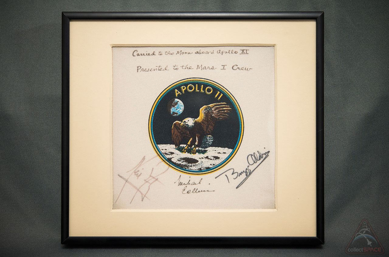 Apollo 11 Patch Flown on 1st Moon Landing to Launch with Astronauts to Mars